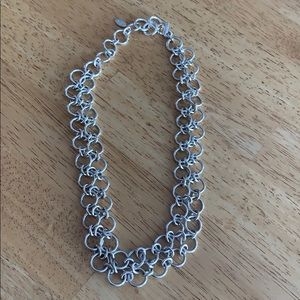 Thistle & Bee Chainmail Collar Necklace